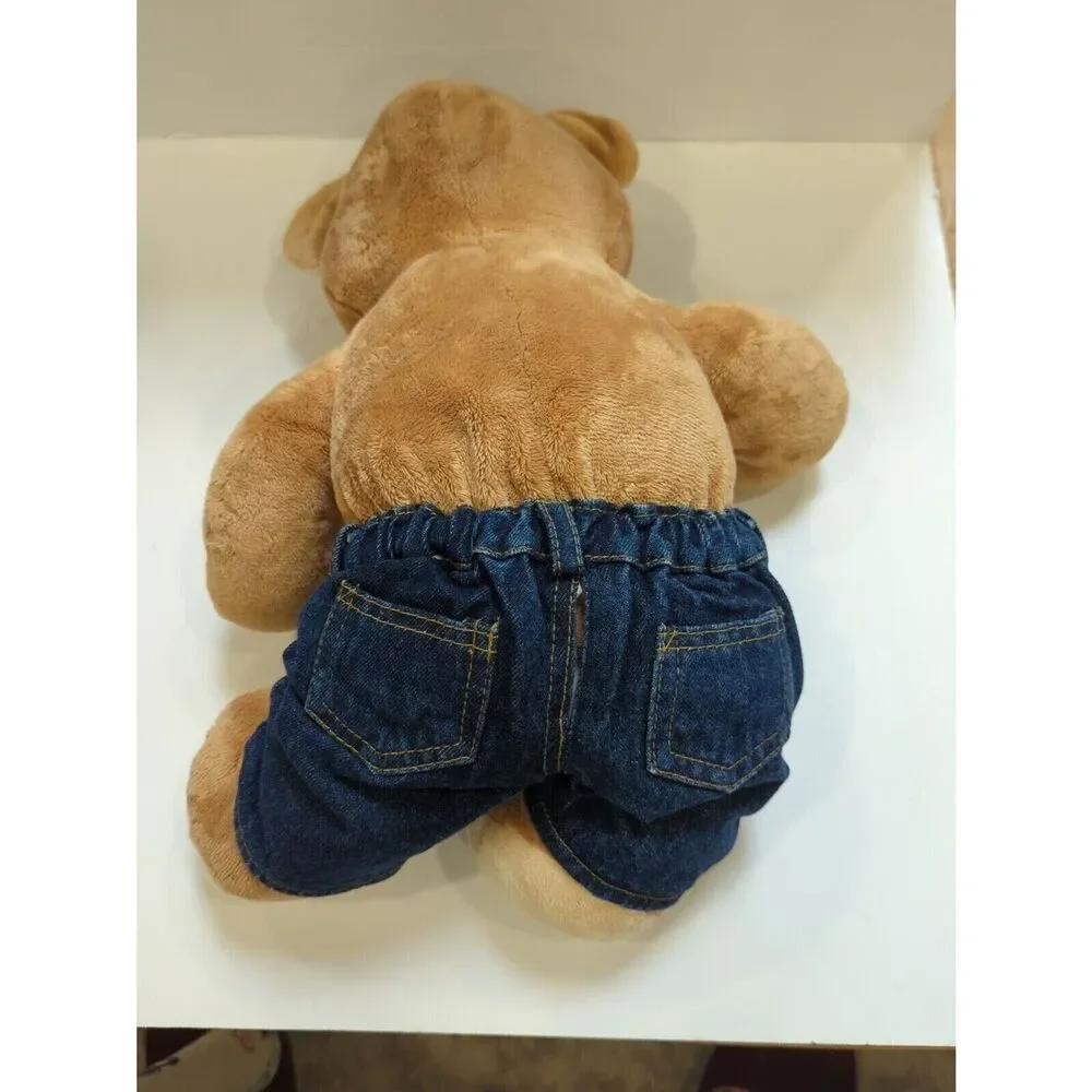 Build a Bear Retired Velvet Hugs Teddy Bear‎ Soft Beige Tan Plush BABW